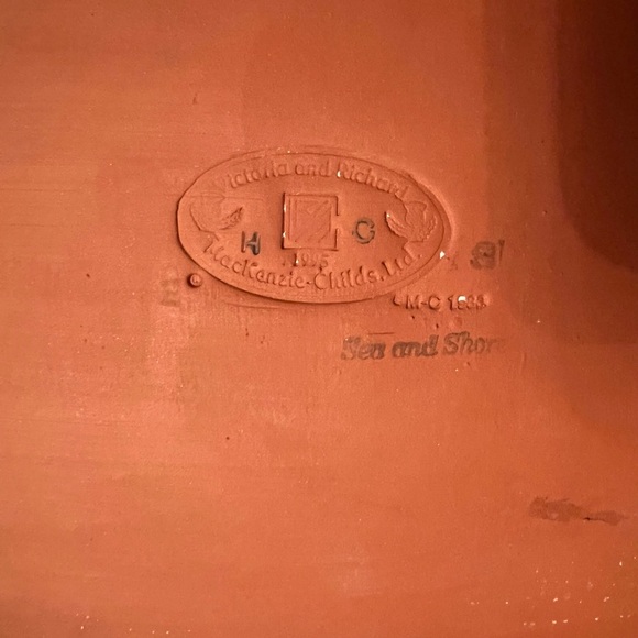 Mackenzie Childs Torquay Frank & Mustard Roses Square Platter - Picture 6 of 13